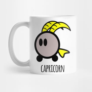 Horoscope - Cute zodiac – Capricorn (white) Mug